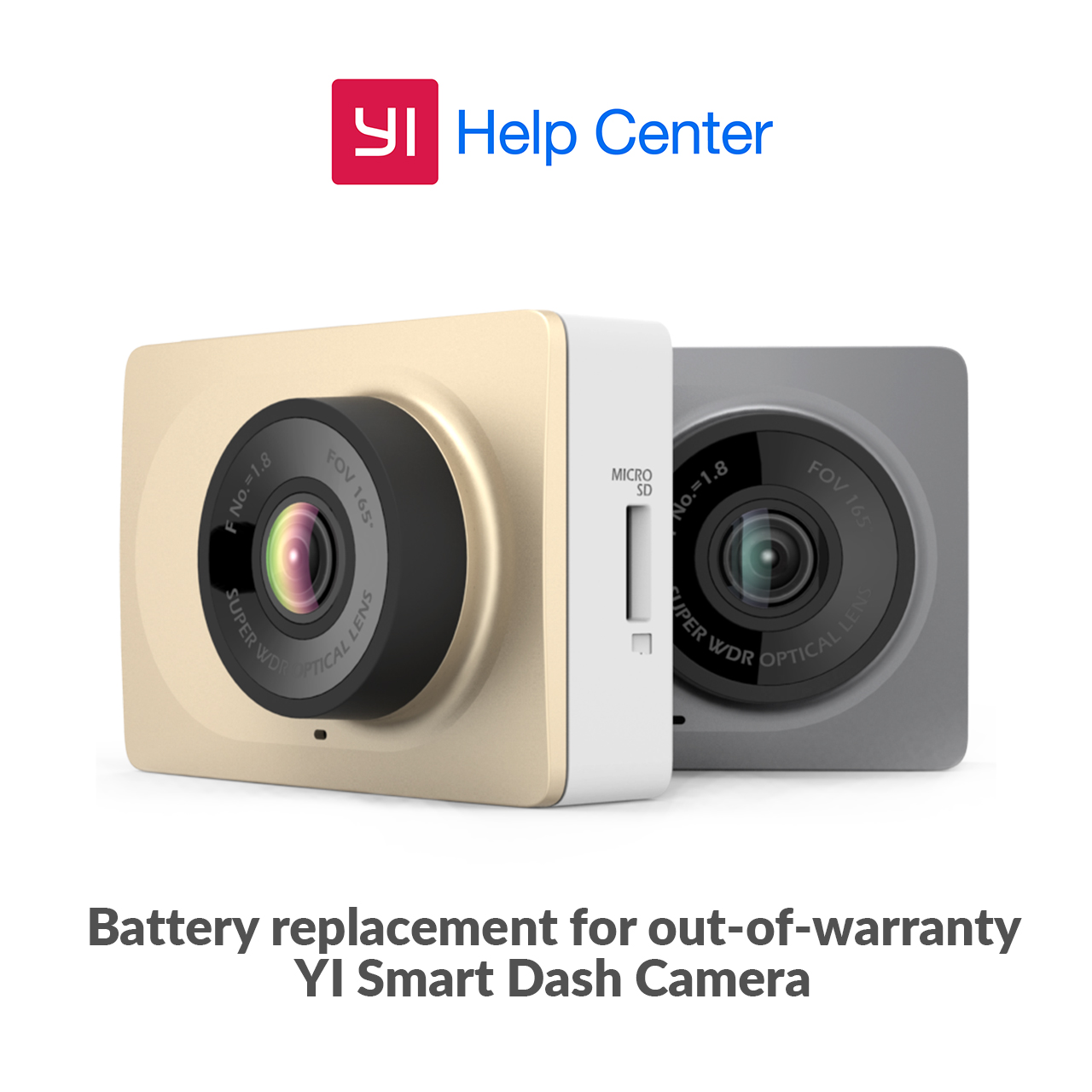 YI smart dash-cam battery replacement 